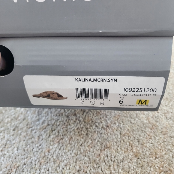 Nib! Vionic kalina woven slide sandals 6 - Picture 4 of 5